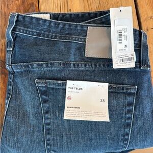 AG Adriano Goldschmied Men's Relaxed Jeans in Dark Blue